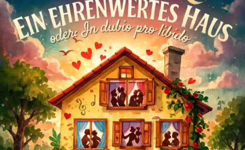 Plakat Ein ehrenwertes Haus - Operettical von Kay Link